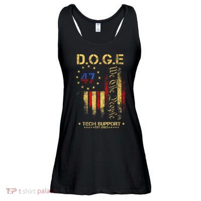 Tech Support Elon Doge Ladies Essential Flowy Tank