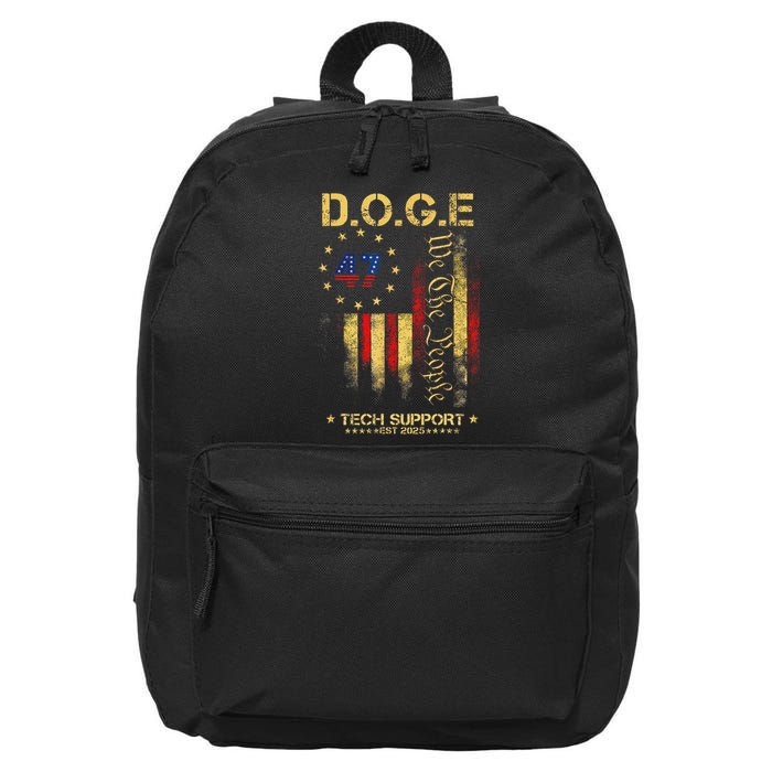 Tech Support Elon Doge 16 in Basic Backpack
