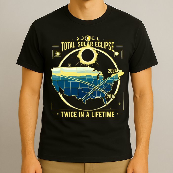 Total Solar Eclipse Twice In A Lifetime 2024 T-Shirt