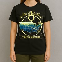 Total Solar Eclipse Twice In A Lifetime 2024 T-Shirt