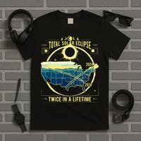 Total Solar Eclipse Twice In A Lifetime 2024 T-Shirt