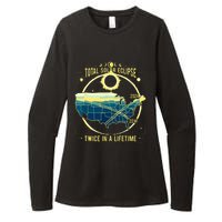 Total Solar Eclipse Twice In A Lifetime 2024 Womens CVC Long Sleeve Shirt