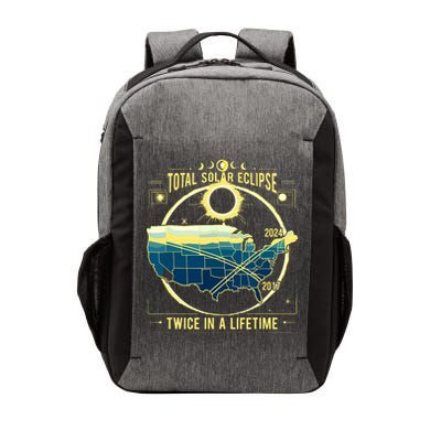 Total Solar Eclipse Twice In A Lifetime 2024 Vector Backpack