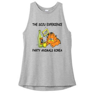 The Soju Experience Party Animals Korea Ladies PosiCharge Tri-Blend Wicking Tank