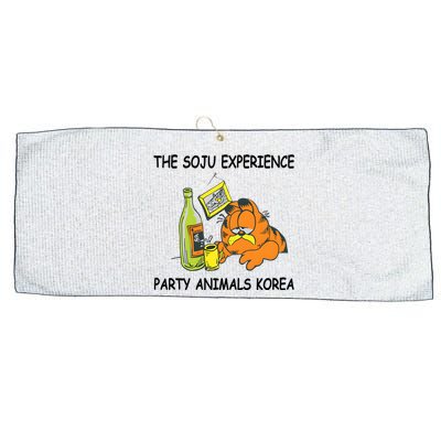 The Soju Experience Party Animals Korea Large Microfiber Waffle Golf Towel