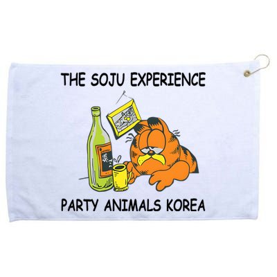 The Soju Experience Party Animals Korea Grommeted Golf Towel