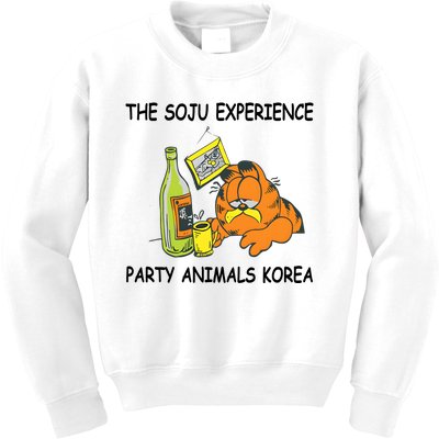 The Soju Experience Party Animals Korea Kids Sweatshirt