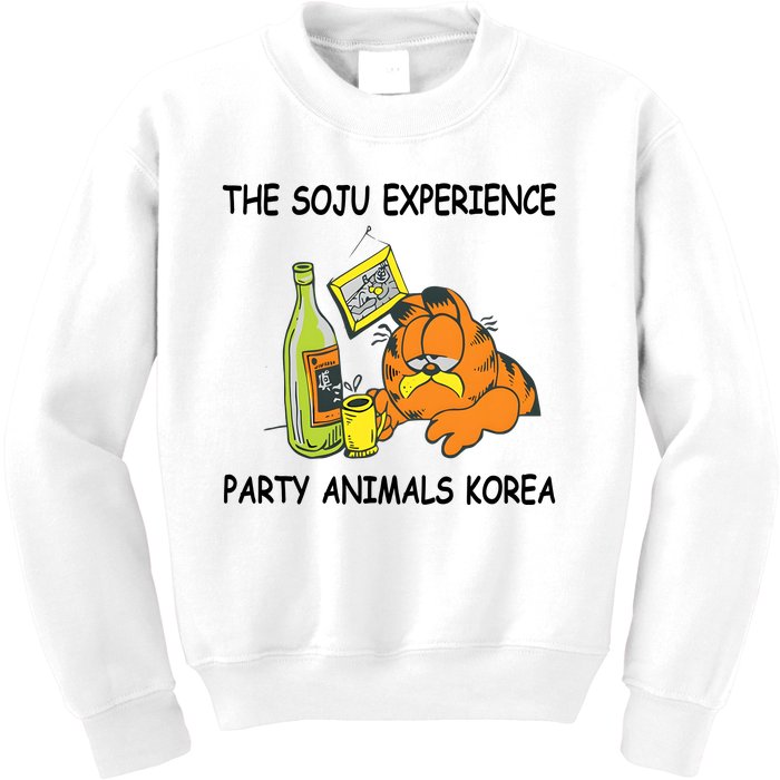 The Soju Experience Party Animals Korea Kids Sweatshirt