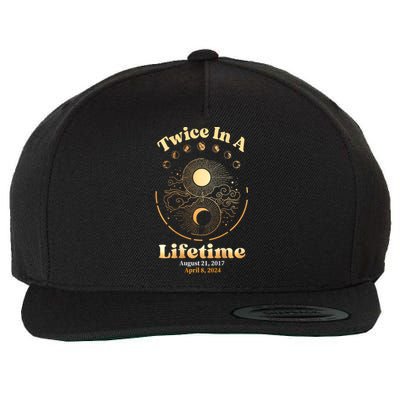 Total Solar Eclipse Wool Snapback Cap