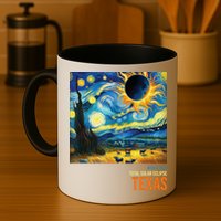Total Solar Eclipse 2024 Texas Painting Mug