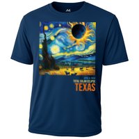 Total Solar Eclipse 2024 Texas Painting Performance Shirt