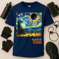 Total Solar Eclipse 2024 Texas Painting Performance Shirt
