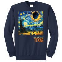 Total Solar Eclipse 2024 Texas Painting Sweatshirt