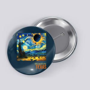 Total Solar Eclipse 2024 Texas Painting Button