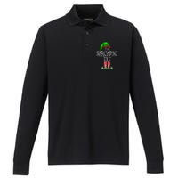 The Sarcastic Elf Matching Christmas Performance Long Sleeve Polo