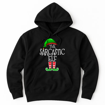 The Sarcastic Elf Matching Christmas Hoodie