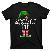 The Sarcastic Elf Matching Christmas T-Shirt