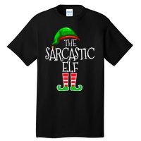 The Sarcastic Elf Matching Christmas Tall T-Shirt