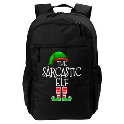 The Sarcastic Elf Matching Christmas Daily Commute Backpack