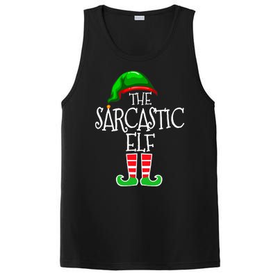 The Sarcastic Elf Matching Christmas PosiCharge Competitor Tank