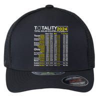 Total Solar Eclipse 2024 Time - April 8 Path Of The Eclipse Flexfit Unipanel Trucker Cap