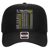 Total Solar Eclipse 2024 Time - April 8 Path Of The Eclipse Trucker Hat