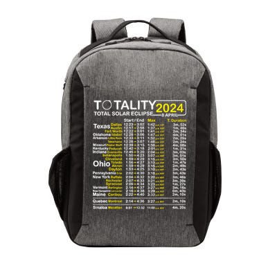 Total Solar Eclipse 2024 Time - April 8 Path Of The Eclipse Vector Backpack