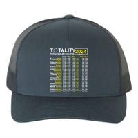 Total Solar Eclipse 2024 Time - April 8 Path Of The Eclipse Yupoong Adult 5-Panel Trucker Hat