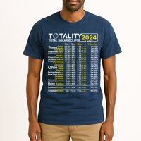 Total Solar Eclipse 2024 Time - April 8 Path Of The Eclipse Tall T-Shirt