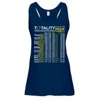 Total Solar Eclipse 2024 Time - April 8 Path Of The Eclipse Ladies Essential Flowy Tank