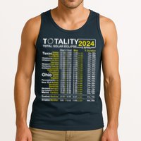 Total Solar Eclipse 2024 Time - April 8 Path Of The Eclipse Tank Top