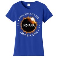 Total Solar Eclipse Path of Totality April 8th 2024 Indiana Women's T-Shirt