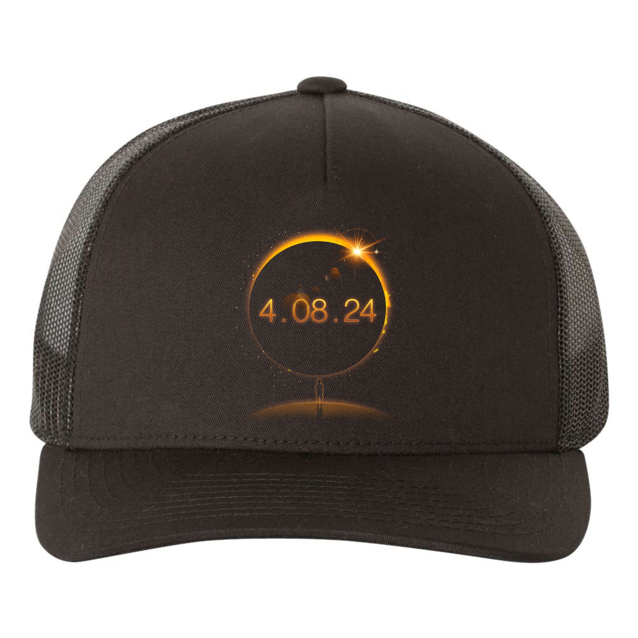 Total Solar Eclipse April 8 2024 Yupoong Adult 5-Panel Trucker Hat