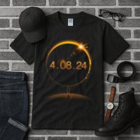 Total Solar Eclipse April 8 2024 Tall T-Shirt
