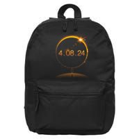 Total Solar Eclipse April 8 2024 16 in Basic Backpack