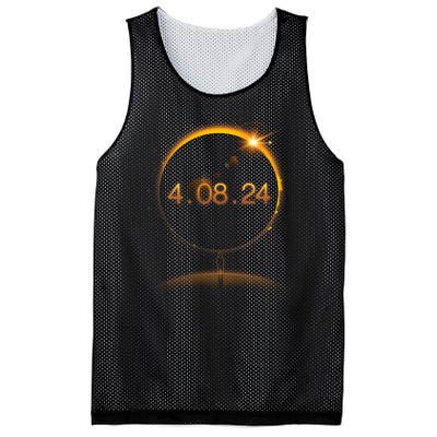 Total Solar Eclipse April 8 2024 Mesh Reversible Basketball Jersey Tank