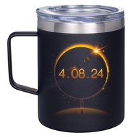 Total Solar Eclipse April 8 2024 12oz Stainless Steel Coffee Mug
