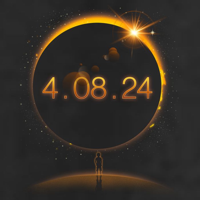 Total Solar Eclipse April 8 2024 Golf Towel