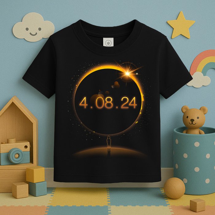 Total Solar Eclipse April 8 2024 Toddler T-Shirt