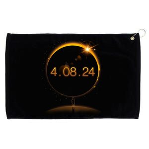 Total Solar Eclipse April 8 2024 Grommeted Golf Towel