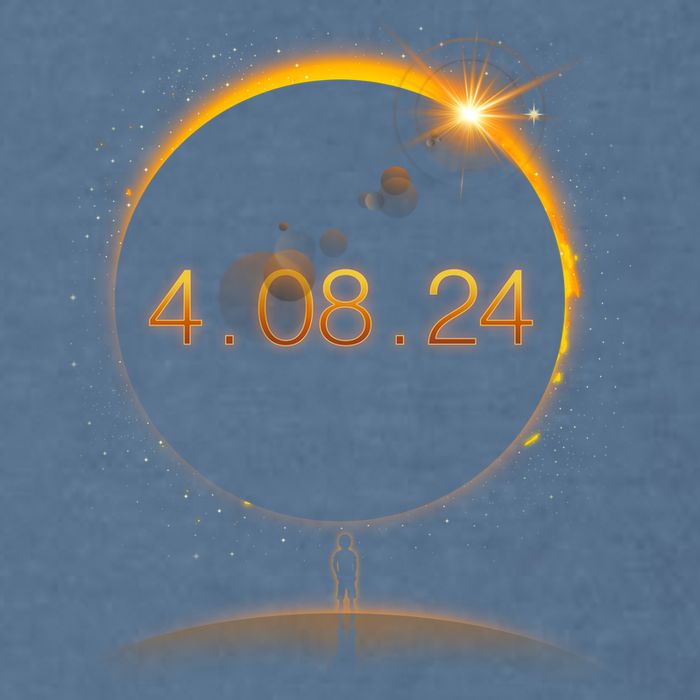 Total Solar Eclipse April 8 2024 Garment-Dyed Sweatshirt