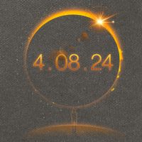 Total Solar Eclipse April 8 2024 Cotton Canvas Backpack