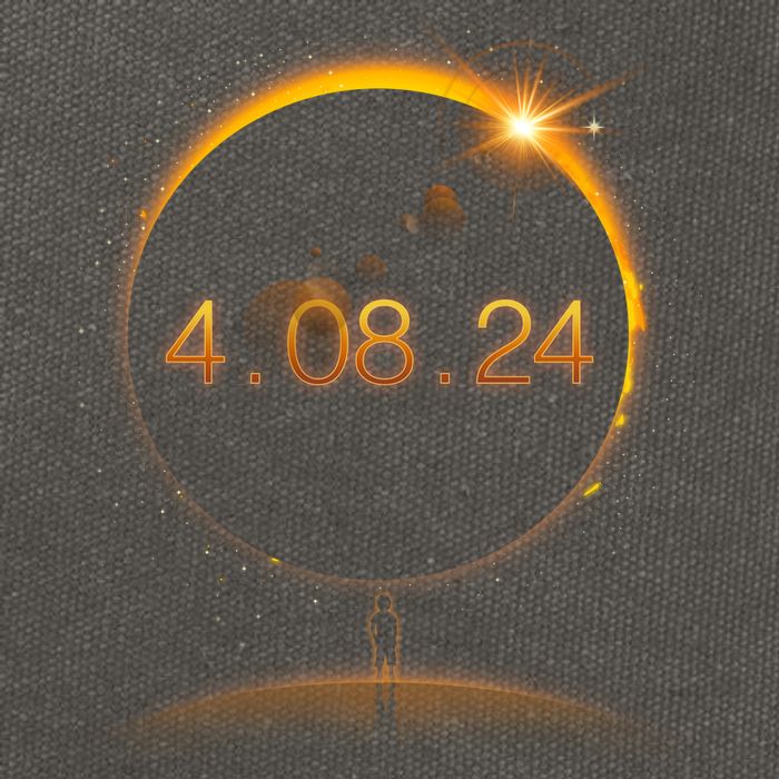 Total Solar Eclipse April 8 2024 Cotton Canvas Backpack