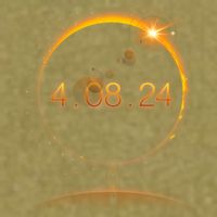 Total Solar Eclipse April 8 2024 Garment-Dyed Women's Muscle Tee