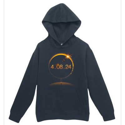 Total Solar Eclipse April 8 2024 Urban Pullover Hoodie