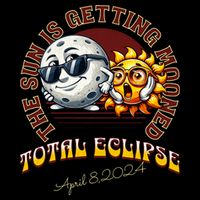 Total Solar Eclipse Chase 2024 Sun Is Getting Mooned Wool Snapback Cap