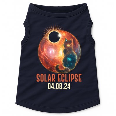Total Solar Eclipse Galaxy Space Cat Doggie Tank