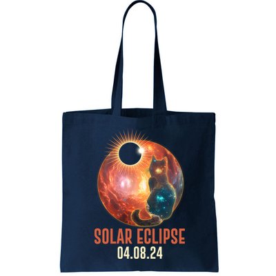 Total Solar Eclipse Galaxy Space Cat Bag