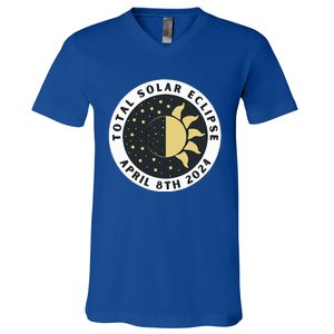 Total Solar Eclipse V-Neck T-Shirt