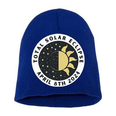 Total Solar Eclipse Short Acrylic Beanie